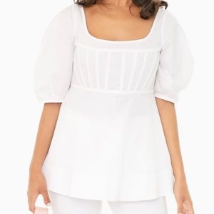 Tuckernuck White Nealy Blouse